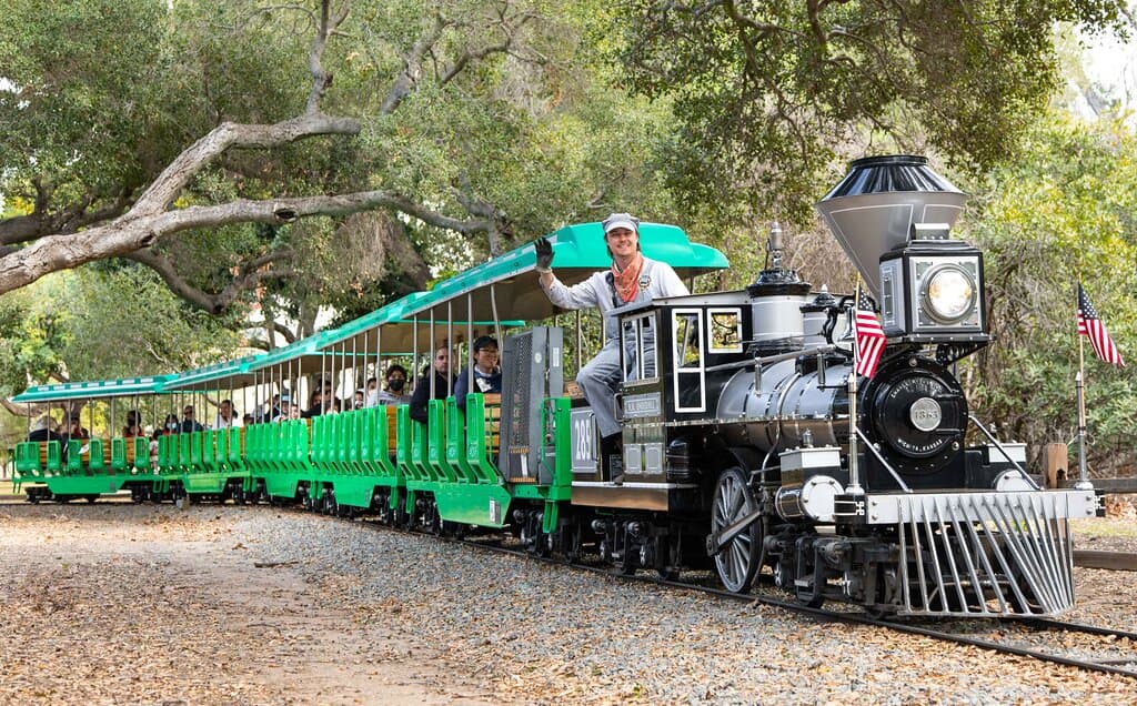 Enjoy a train ride through Irvine Regional Park. Open daily at 10am.