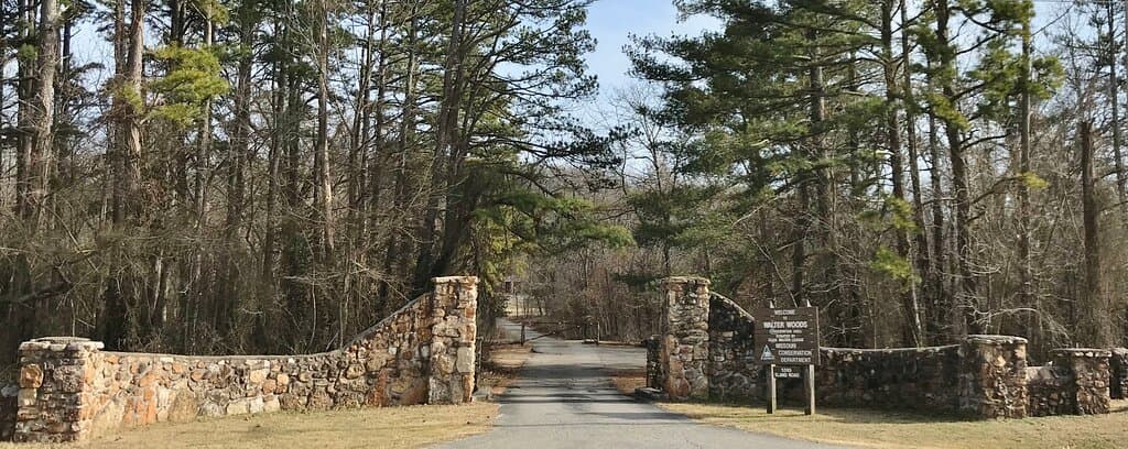 The entrance to Walter Woods Conservation Area