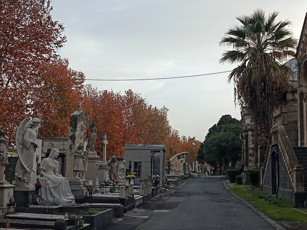 Catania Cemetery, Italy. December 2022.