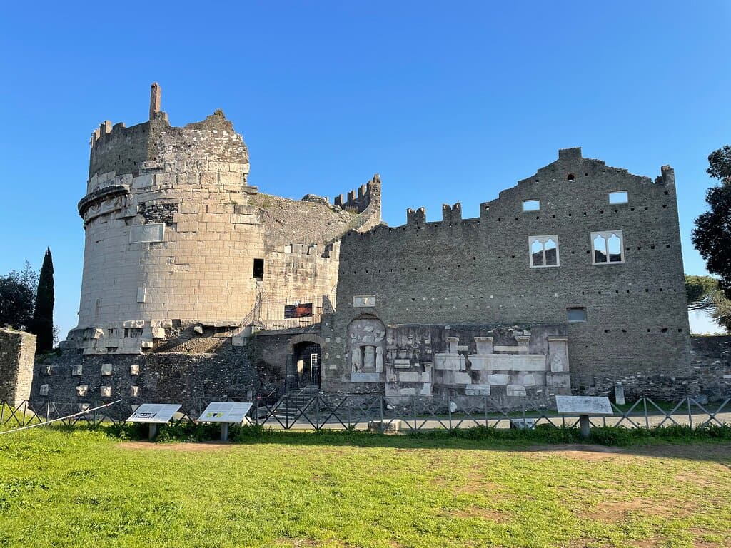 Via Appia Antica and Tomb of Cecilia Metella