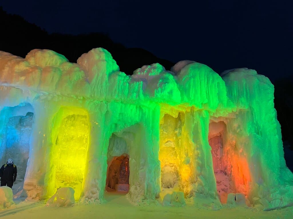 Sounkyo Ice Waterfall Festival