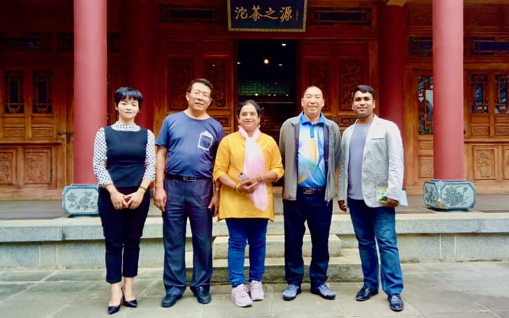 Xiaguan Tuocha Tea Museum, located in Dali, a famous historical and cultural city in Yunnan, China.