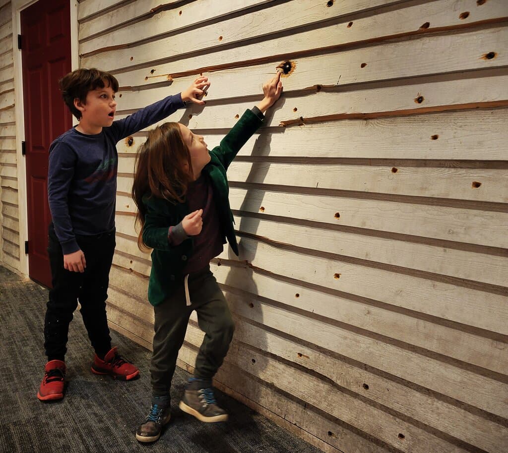 The museum features hands-on, interactive exhibits for all ages.
