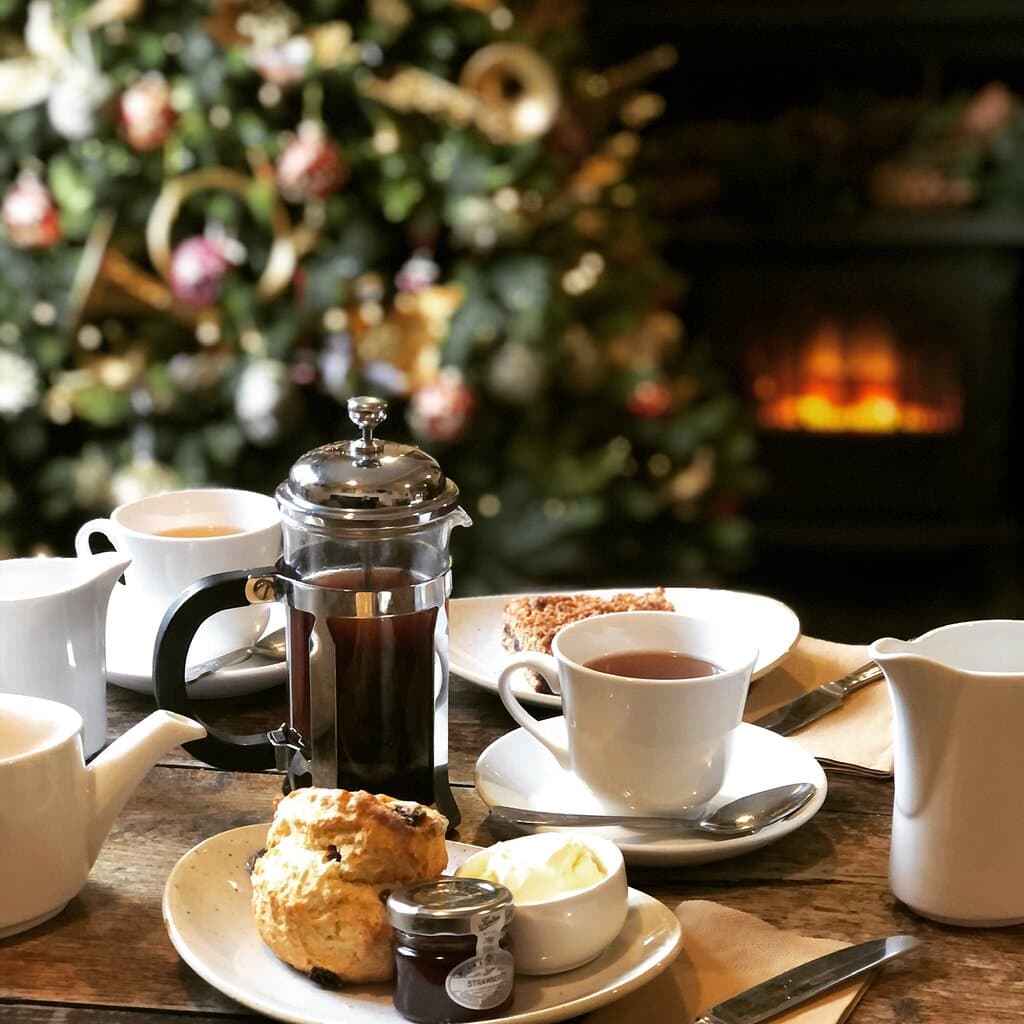 Scones by the fire