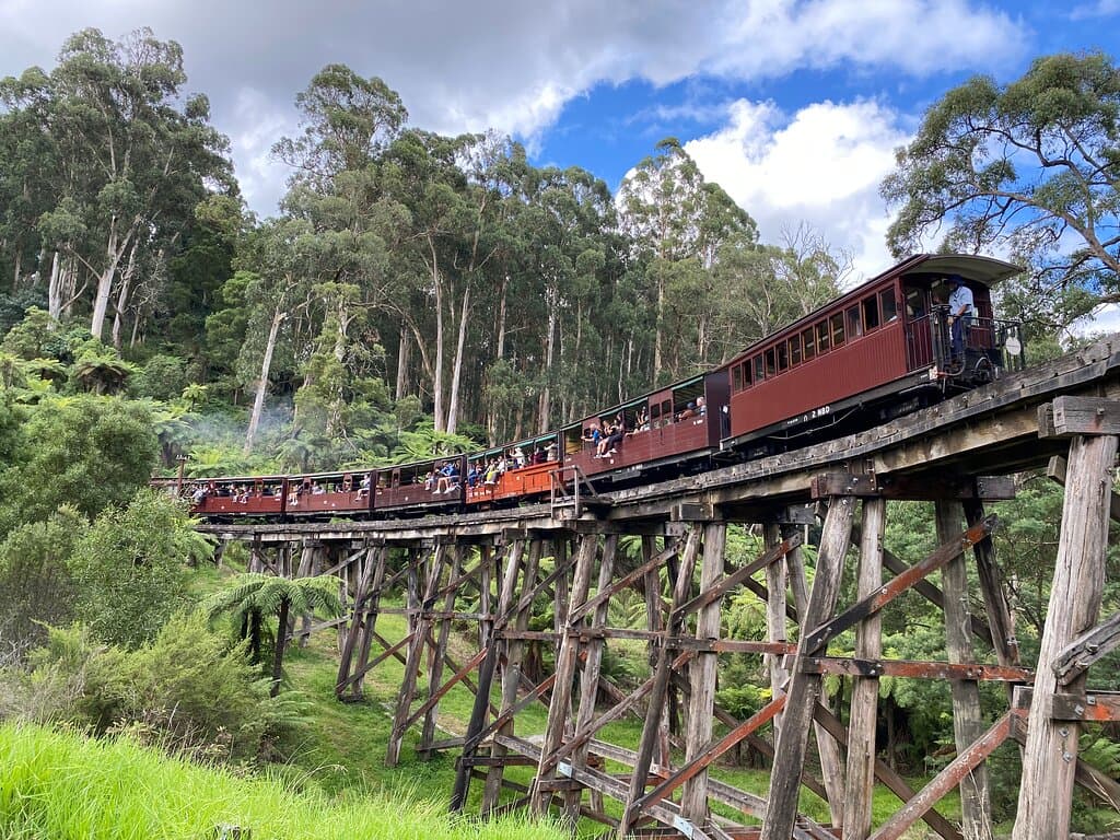 Monbulk Creek Trestle Bridge