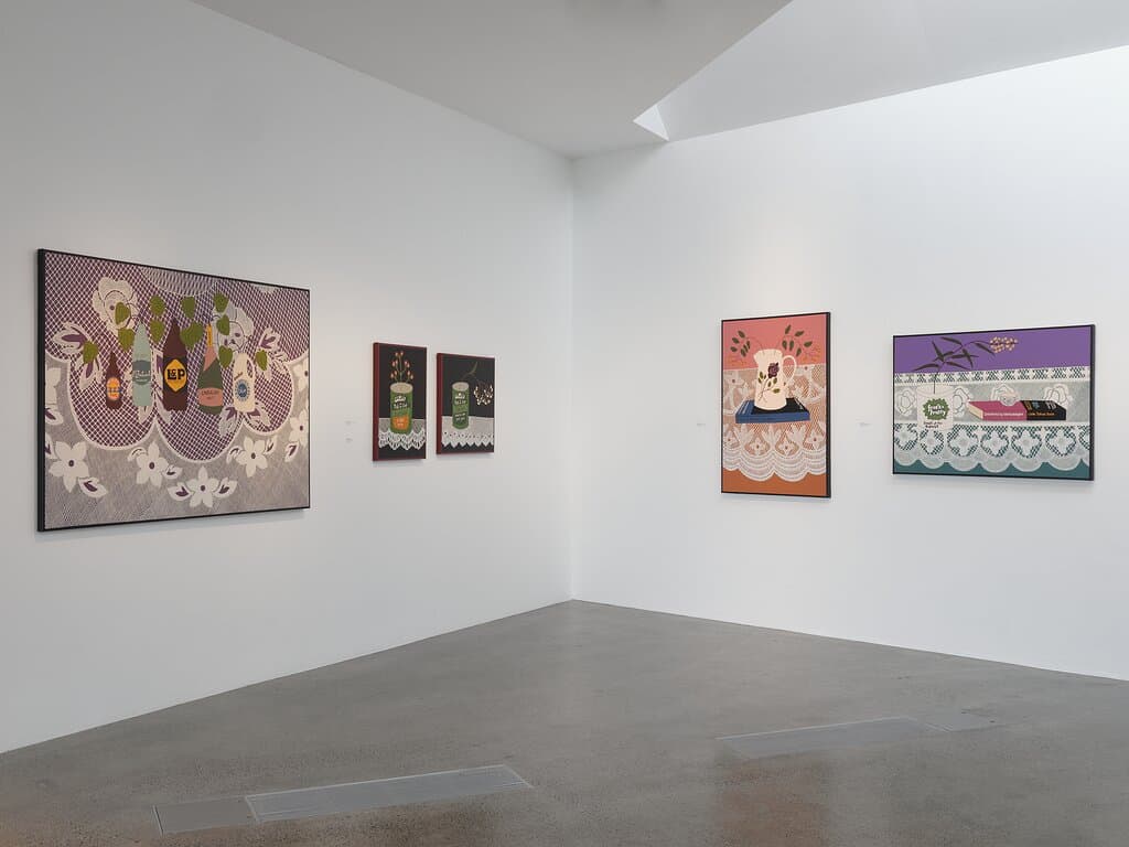These new works by Ayesha Green (Ngāti Kahungunu, Kāi Tahu) were produced during her recent residency at Parehuia-McCahon House. They mark a shift into still-life painting and the negotiation of the complex conventions of this historic genre. As with all of Green’s work, these new paintings are layered with references and are mindful of the formats and genres they utilise, prompting us to consider the history and politics of representation.   'Still life' is on until 28 May 2023