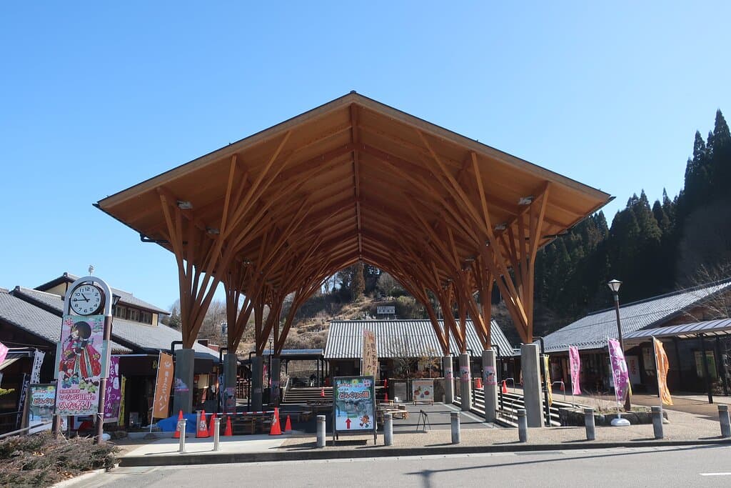 出来上がった大屋根