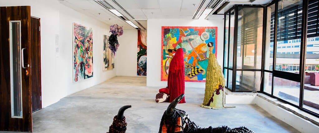 First Floor Gallery is Zimbabwe’s leading contemporary art space with a programme, which incorporates artist development and educational and socially engaged cultural initiatives alongside gallery practice. Since opening in 2009 as an experimental artist-run initiative, First Floor Gallery Harare has launched numerous international careers of Zimbabwean artists and beyond. 