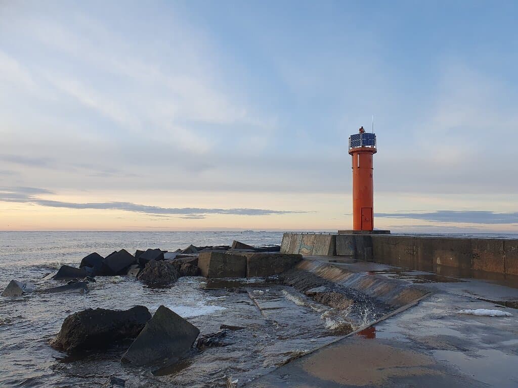 Mangaļsala Pier and Lighthouse