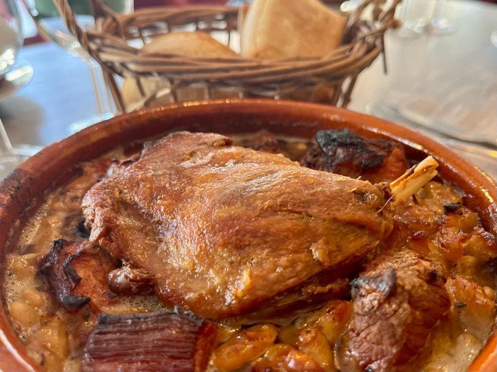 Cassoulet , au confit de canard