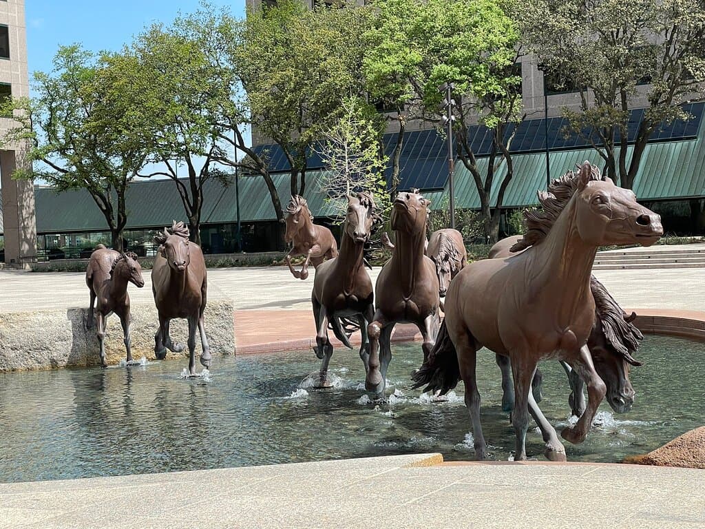 Mustangs of Las Colinas