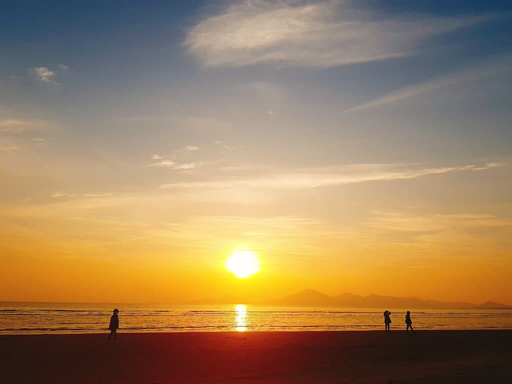 다대포해수욕장 일몰