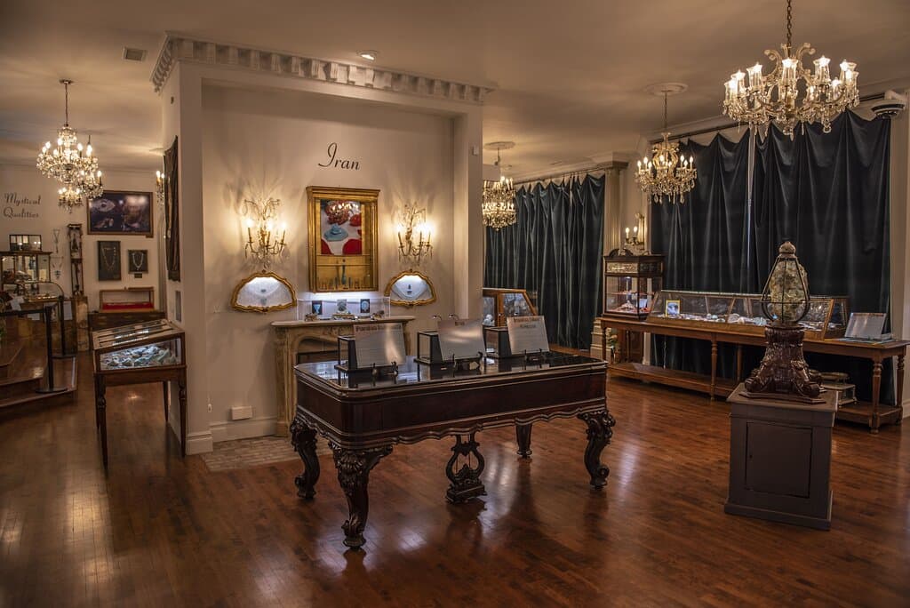 The International Gallery showing turquoise and turquoise history around the world