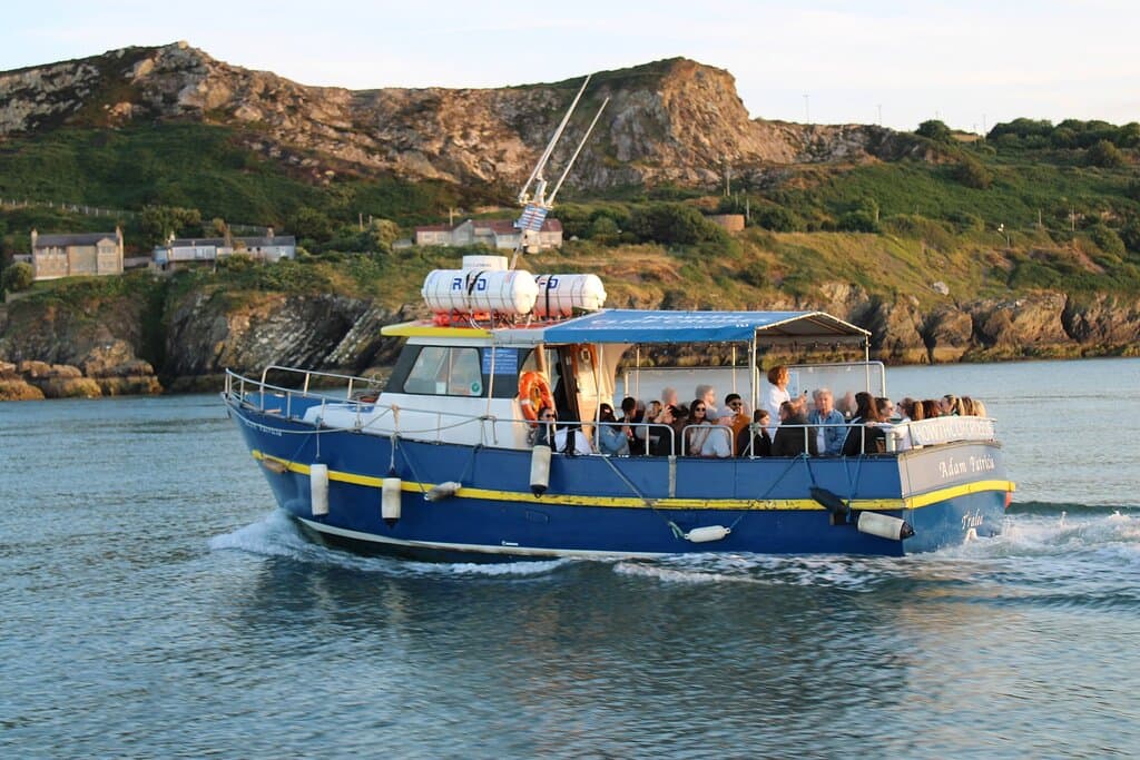 A full boat of passengers on our Sunset Cruise