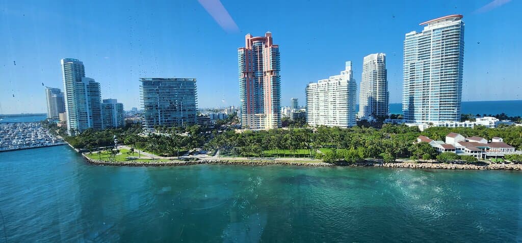 View from the ship