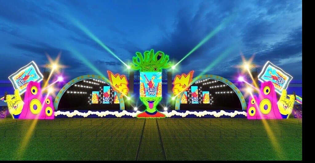 Palcos no gramado 