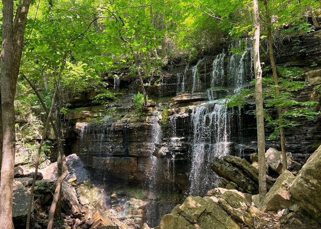The beautiful waterfalls!