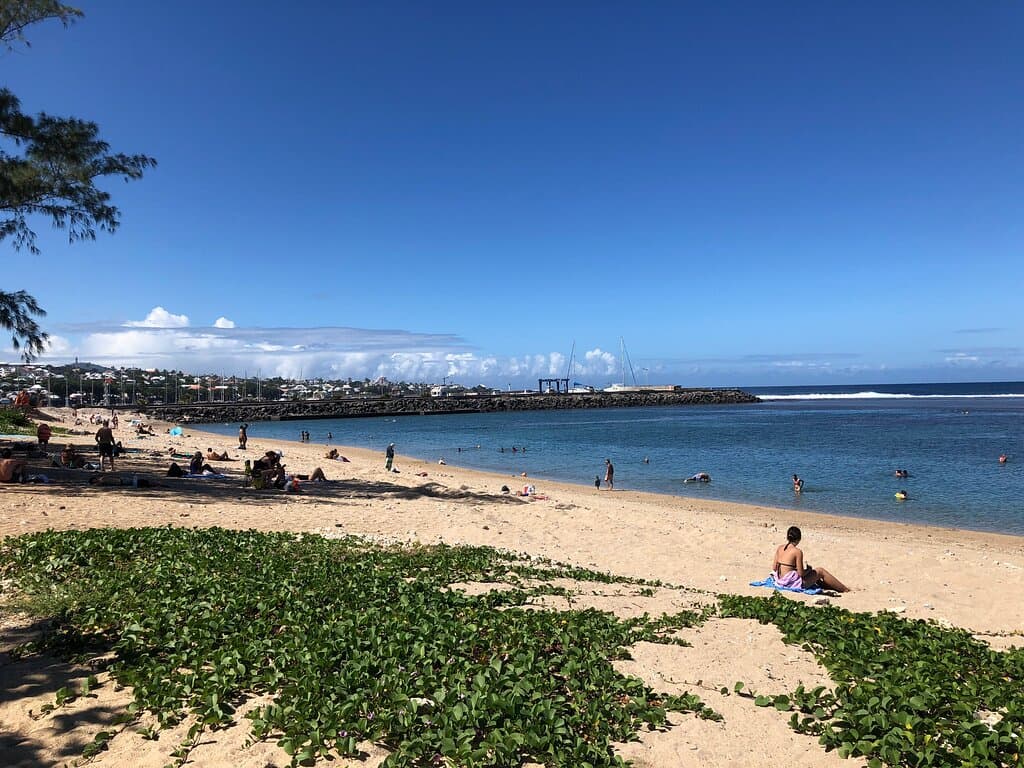 The beach