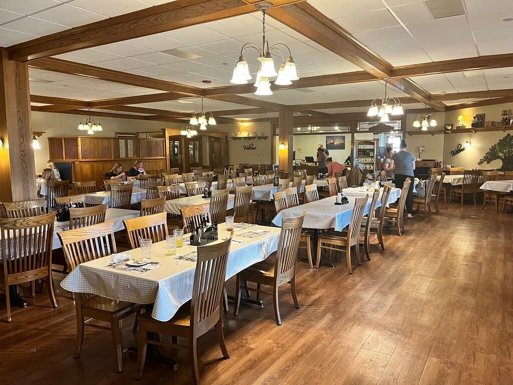 la sala del ristorante