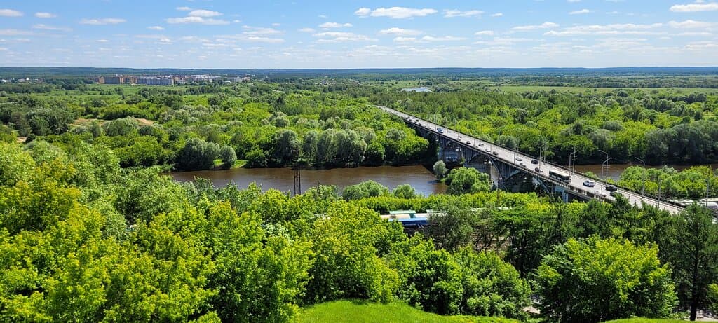 Мост имени 850-летия Владимира, июнь 2023 года