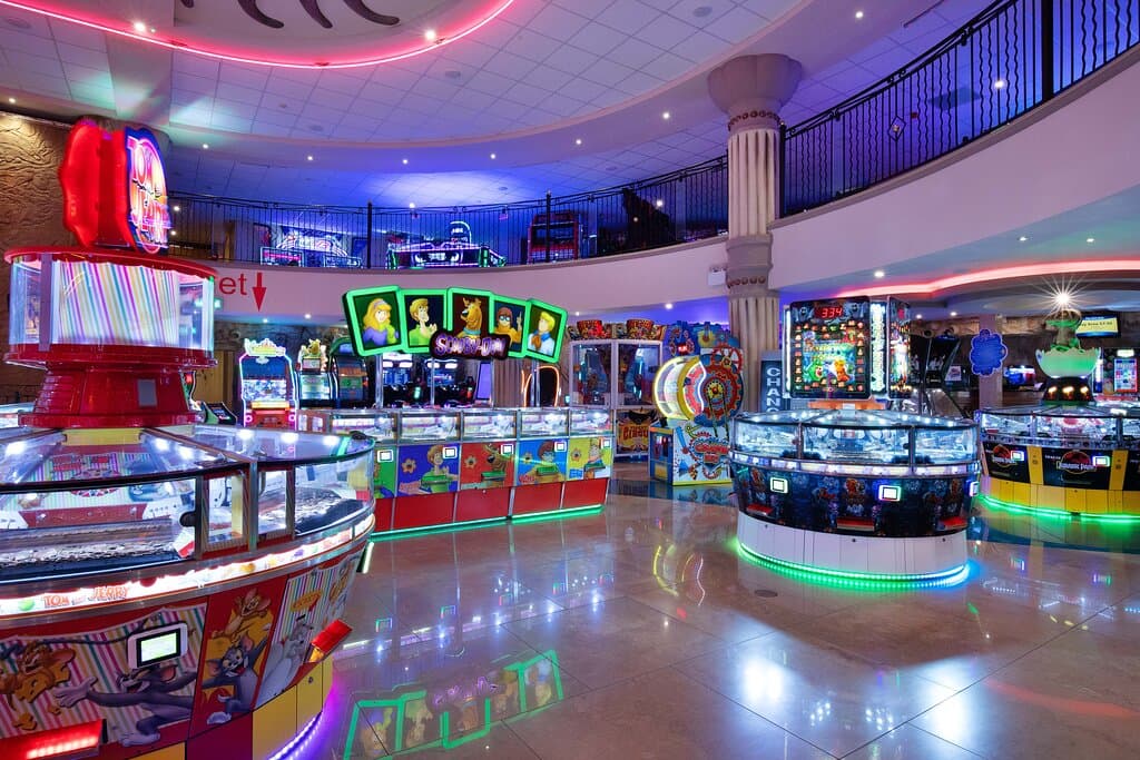 Our arcade floor