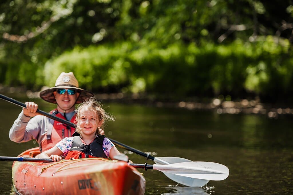 Kayaking in the White Mountains of New Hampshire
