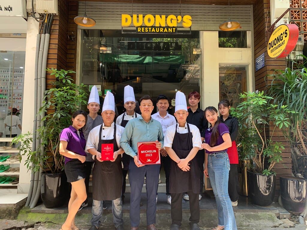 Our Duongs restaurant received the Michelin Selected Award 2023