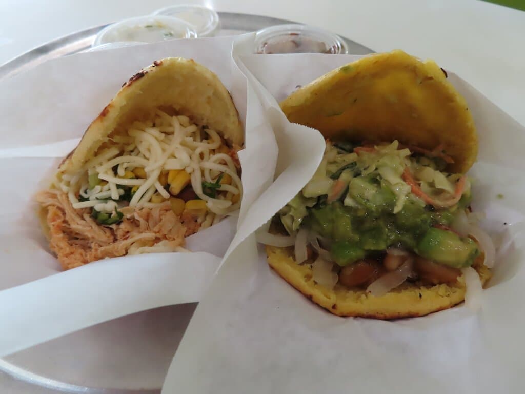 A few of our Arepas