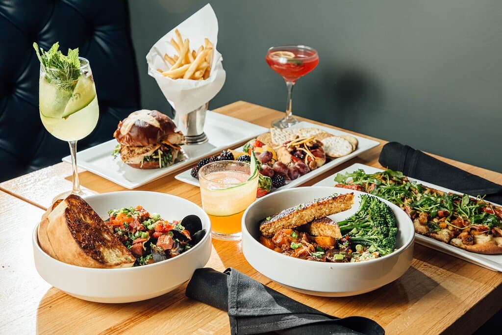 Food and cocktail offerings