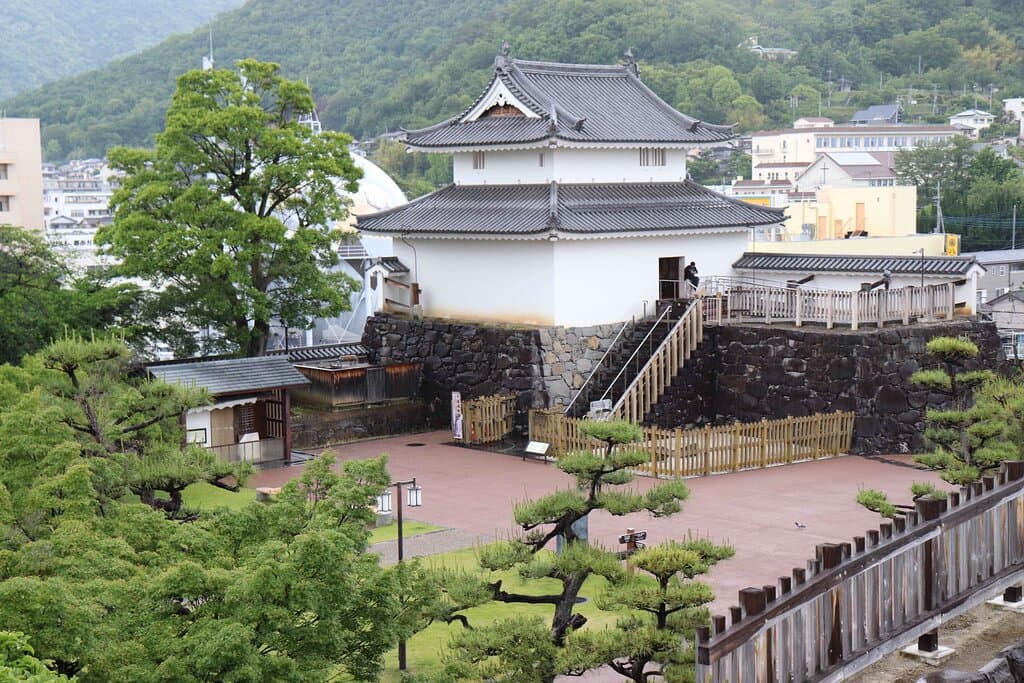 甲府城の歴史的資産も見どころです
