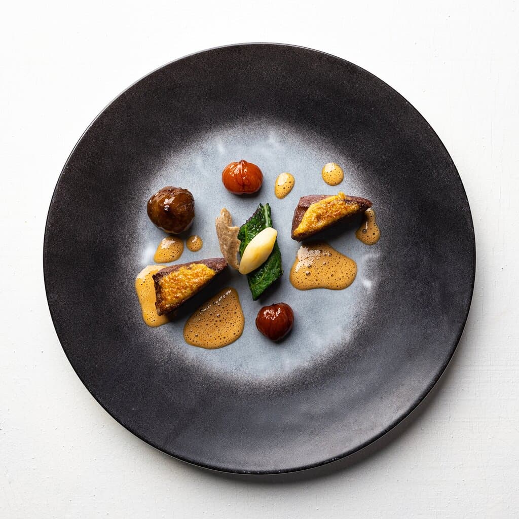 selle de chevreuil à la moutarde de Bénichon