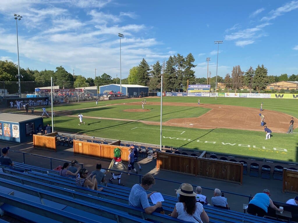 View of the field from General Admission section.