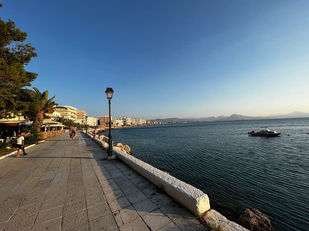 Loutraki Beach and Promenade