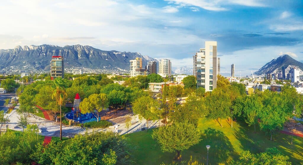 Vista de los alrededores de Parque Mississippi