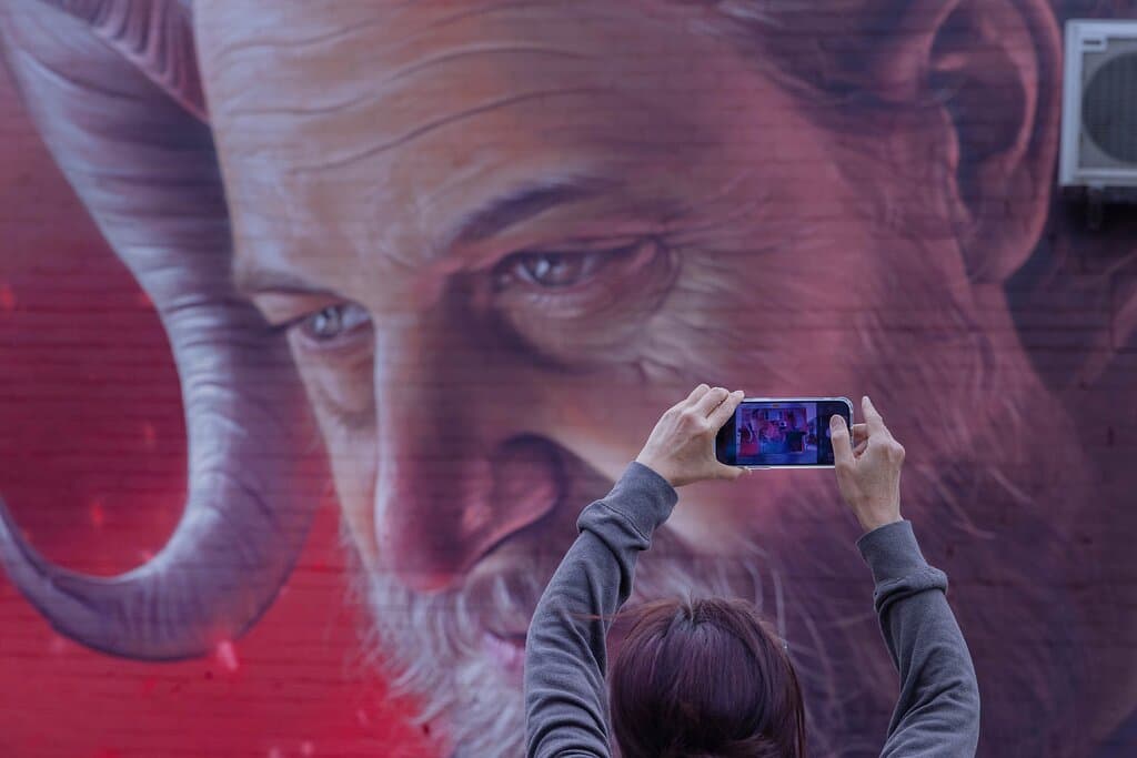 One of Frankston's many street art murals