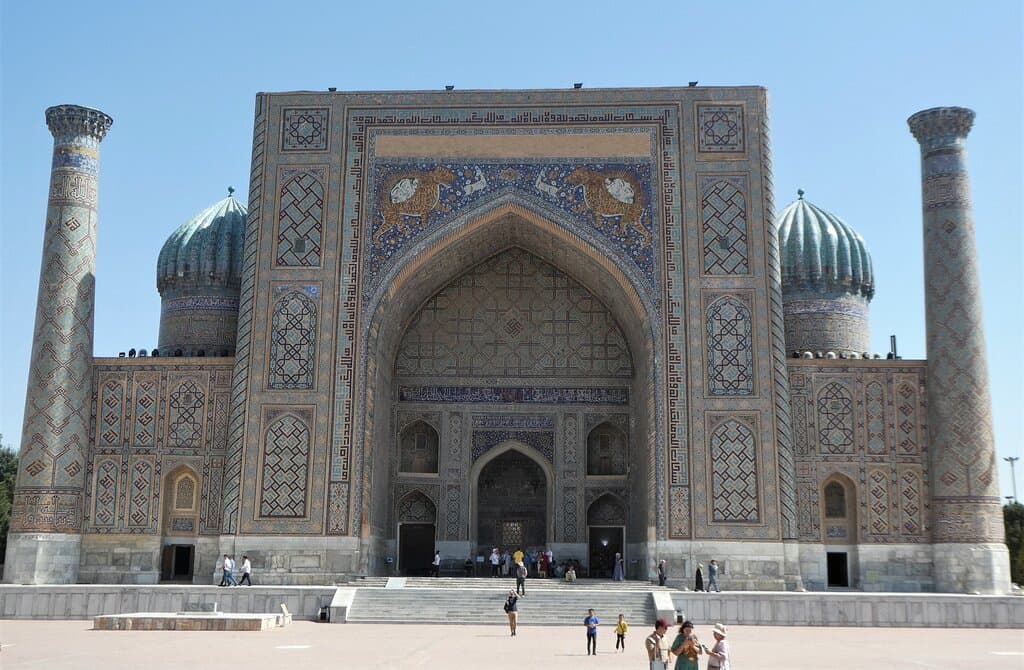 the front