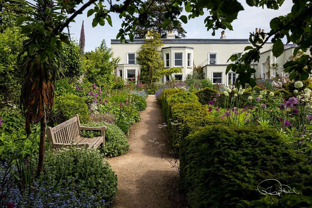 Airfield House from the walled garden