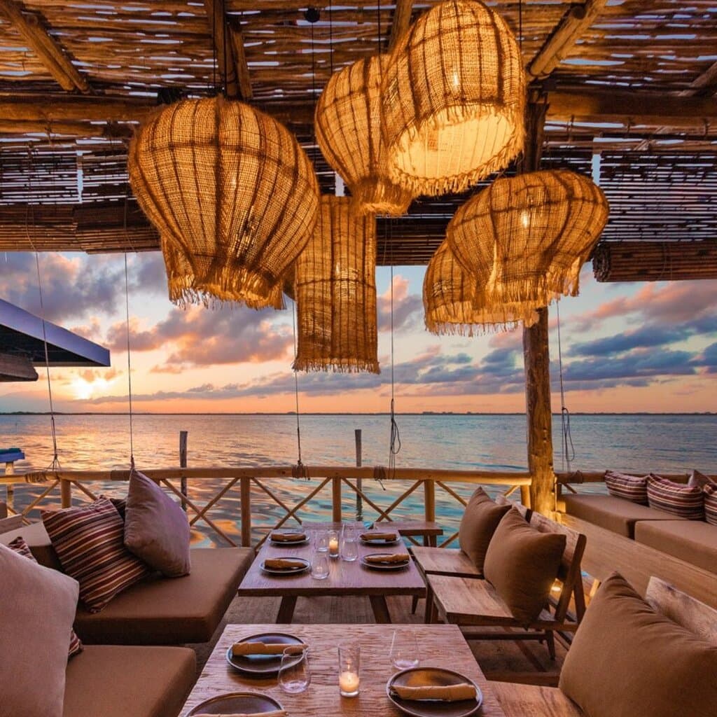Experience the best of Cancun's Asian cuisine in a unique lakeside setting. This intimate dining area is perfect for a romantic dinner or a special occasion. We're one of the top restaurants in Cancun, offering an unforgettable evening.