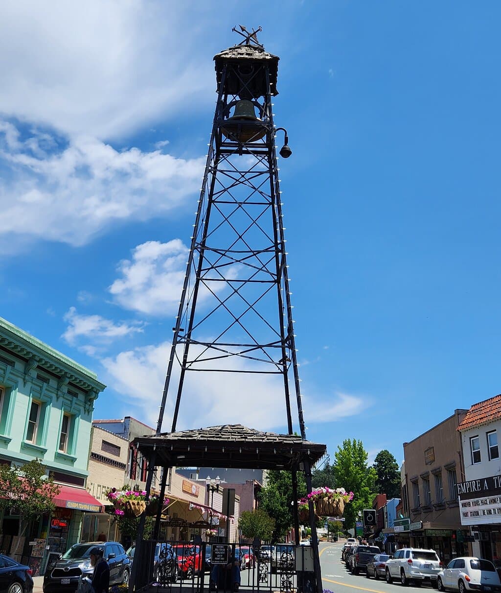Bell Tower right in the center of town