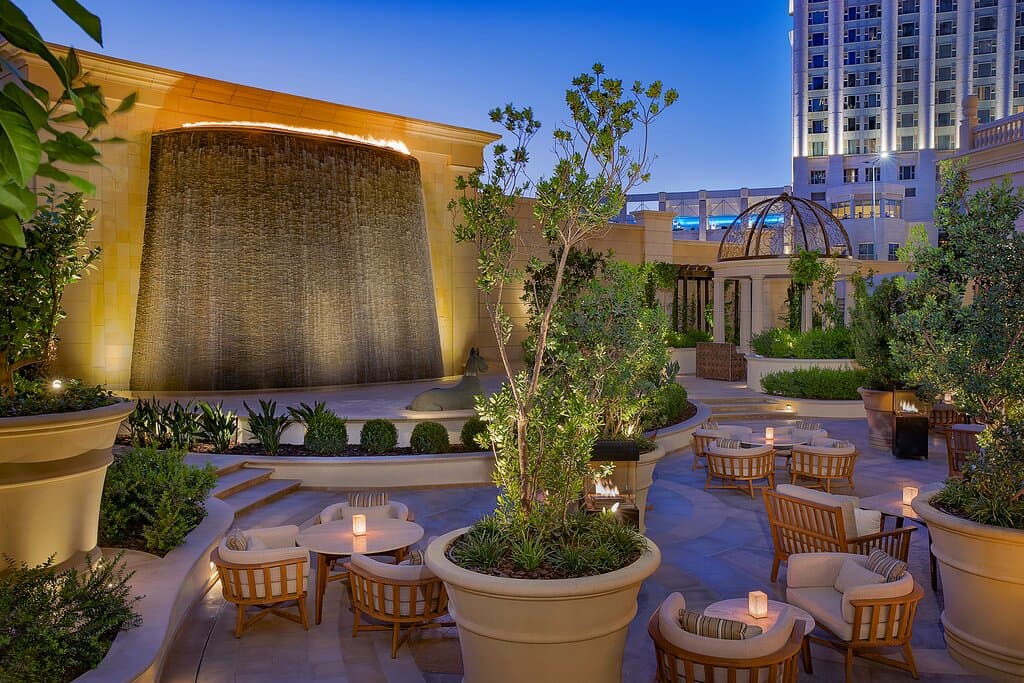 An oasis in the desert for lingering conversations. Enjoy decadent dishes, perfect Arabic coffee and tea, impeccable wine, cocktails, and drinks selection paired with an elevated shisha experience.