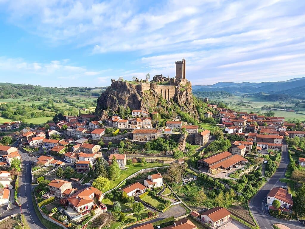 La forteresse de Polignac - Montgolfière en Velay