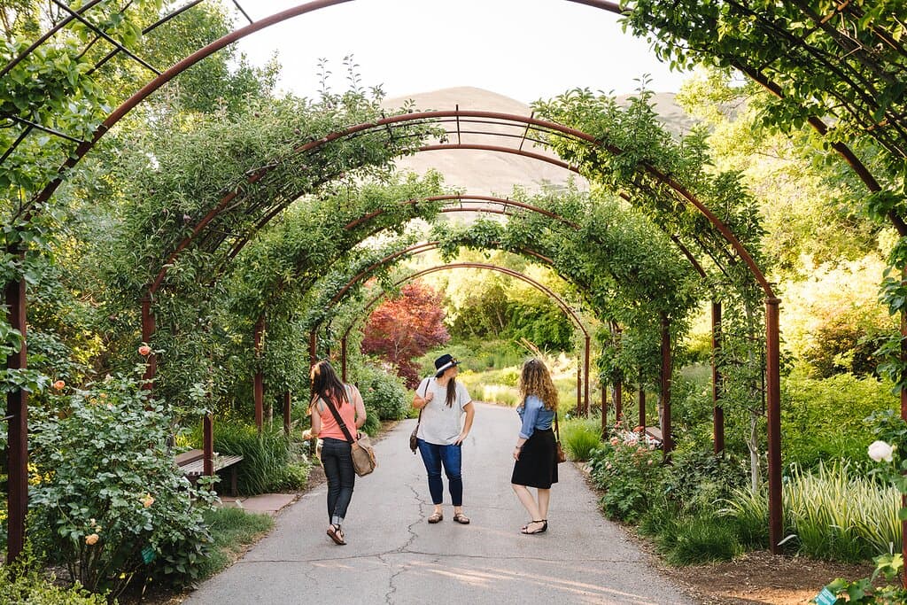 Red Butte Garden Floral Walk pear arbors
photo: Austen Diamond