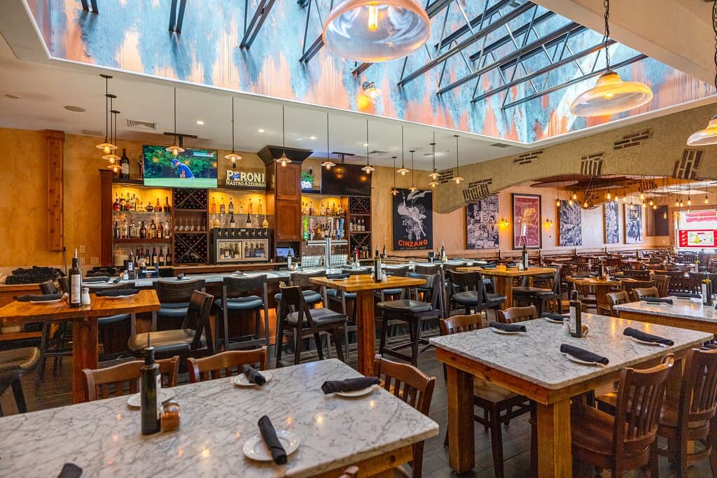 Dining room is perfect for families and intimate dining.