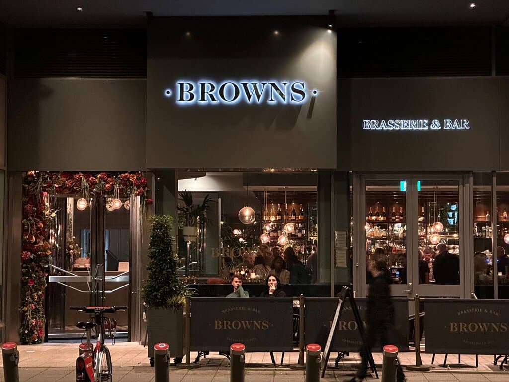 Browns Milton Keynes offers relaxed yet sophisticated dining and drinking, with a cosy outdoor terrace at our restaurant and bar.  Our buzzing brasserie and bar is open all day from breakfast and brunch through to lunch, afternoon tea and dinner, offering fresh seasonal dishes and classic British comforts.  We offer an exceptional range of drinks, with an eclectic mix of hand-crafted cocktails, premium and artisan spirits, and an extensive list of wine and Champagne.