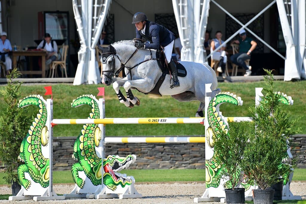 Mark Bluman & La Perla VD Barbierbeek to Victory in $50,000 HITS Grand Prix at HITS Championship 2023