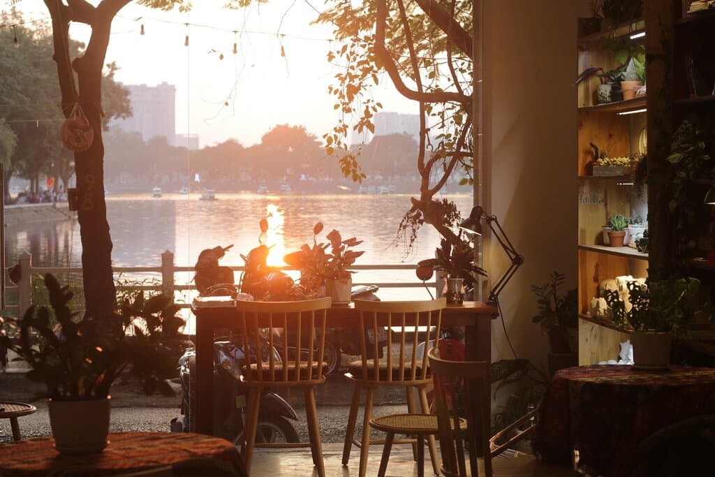 The sunset is so beautiful!