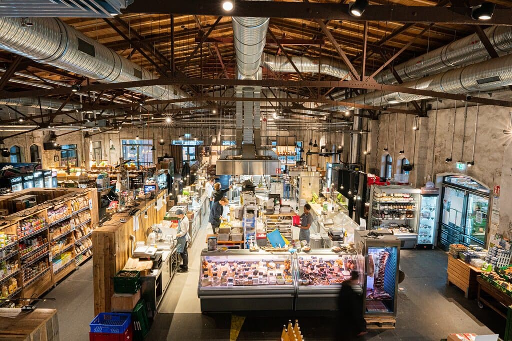 Restaurant und Markthalle