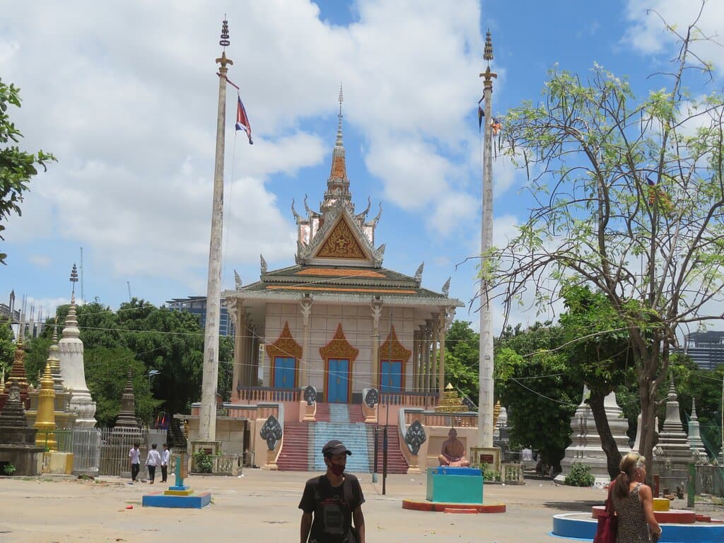 Kambodja: Phnom Penh; Wat Koh; Vihar