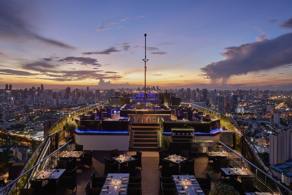 Vertigo Rooftop Restaurant at 61st Floor, Banyan Tree Bangkok