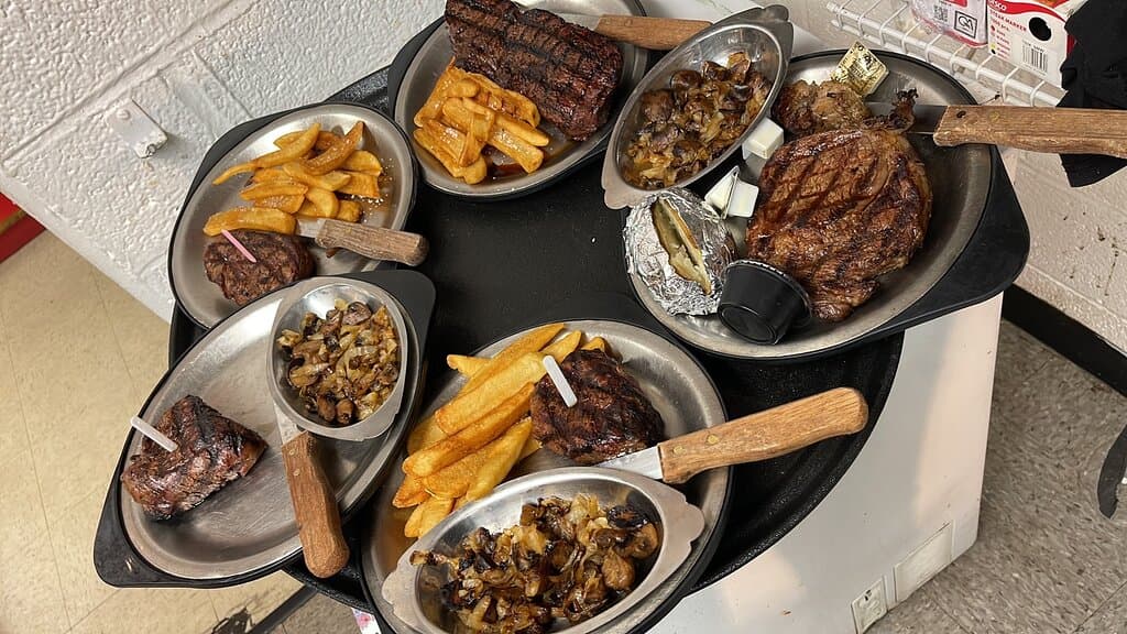 Ribeye sirloin and filet mignon